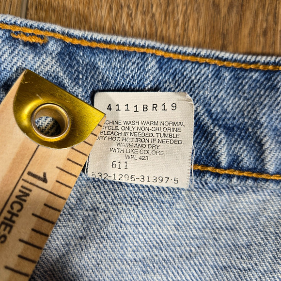 Vintage Levi’s 550 Jeans 34x34 Made in USA 1996 Light Wash Relaxed Fit Tapered - Picture 6 of 14